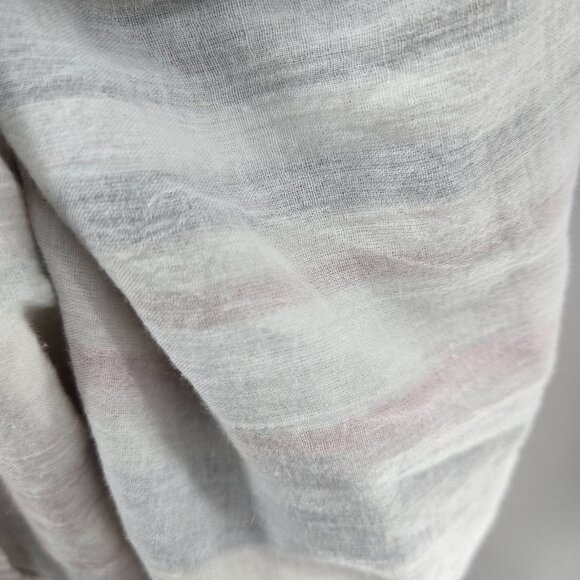 THML Vertical Striped 100% Cotton Lined Tassel Belt Mini Dress Size XS - Picture 4 of 8